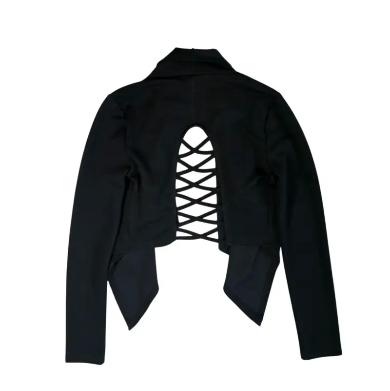 Cardigan Chaqueta corta Talla XS Mujer Negro - 1