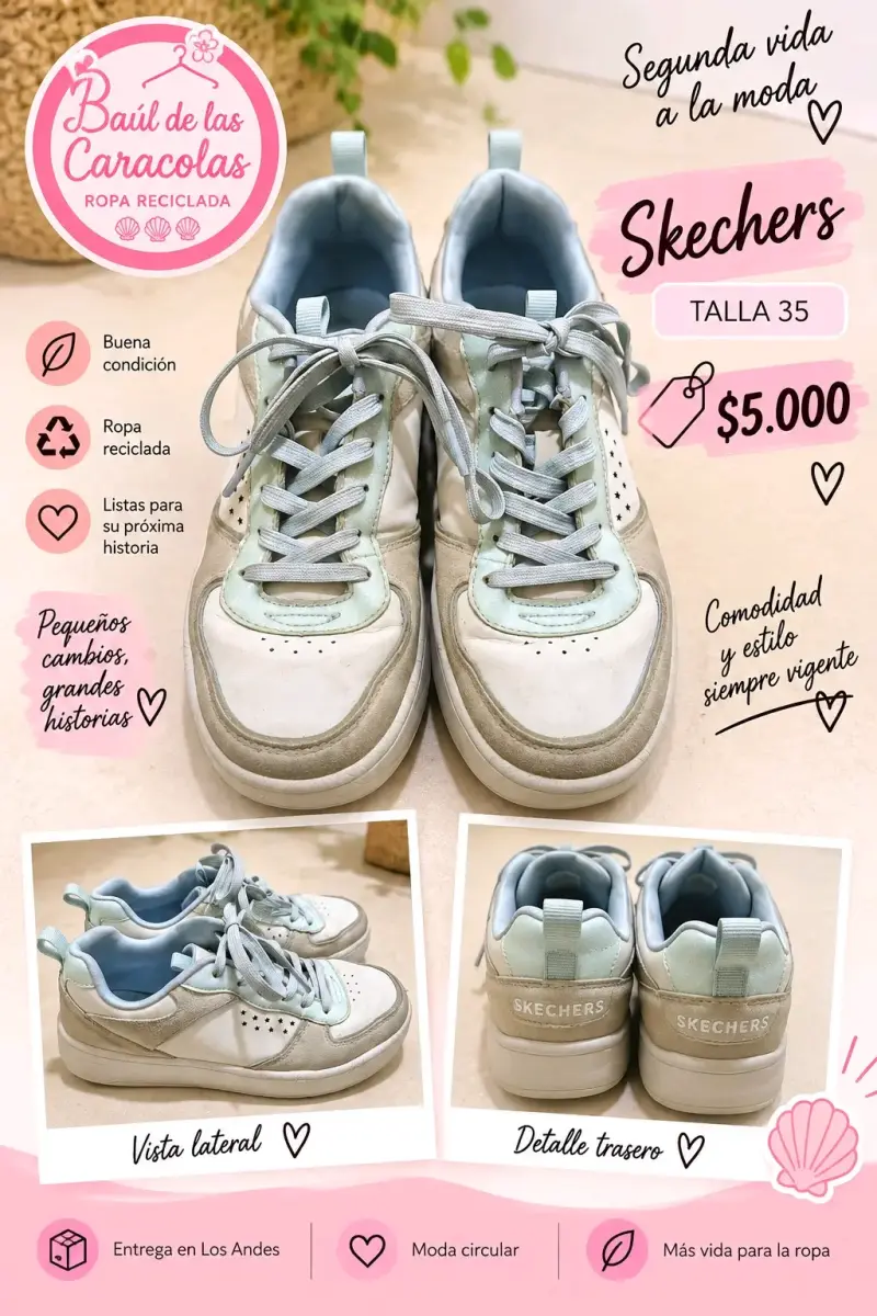 Zapatillas Skechers Talla 35 Buen Estado