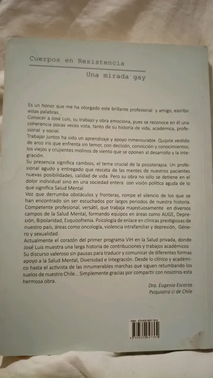 Libro 'Cuerpos en Resistencia' de José Luis Díaz D. - 3