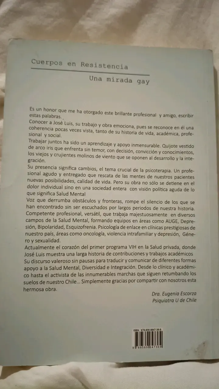 Libro 'Cuerpos en Resistencia' de José Luis Díaz D. - 4