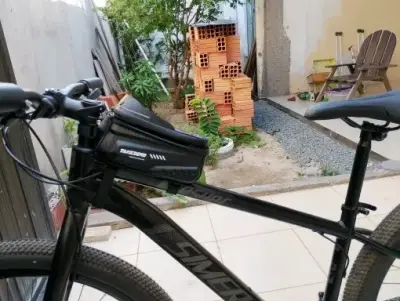 Bolso para bicicleta con soporte de celular Takezero - miniatura 2