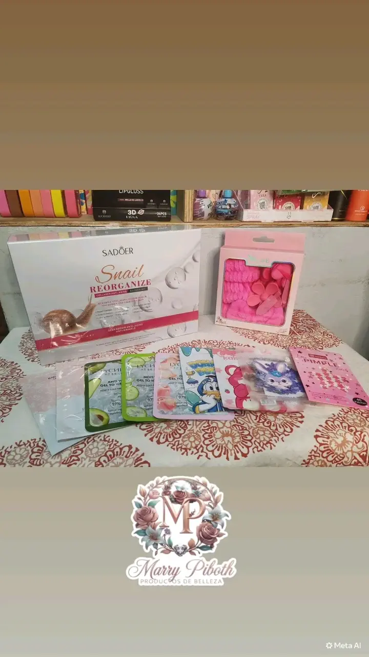 Set de Cuidado Facial Completo con Mascarillas - 1