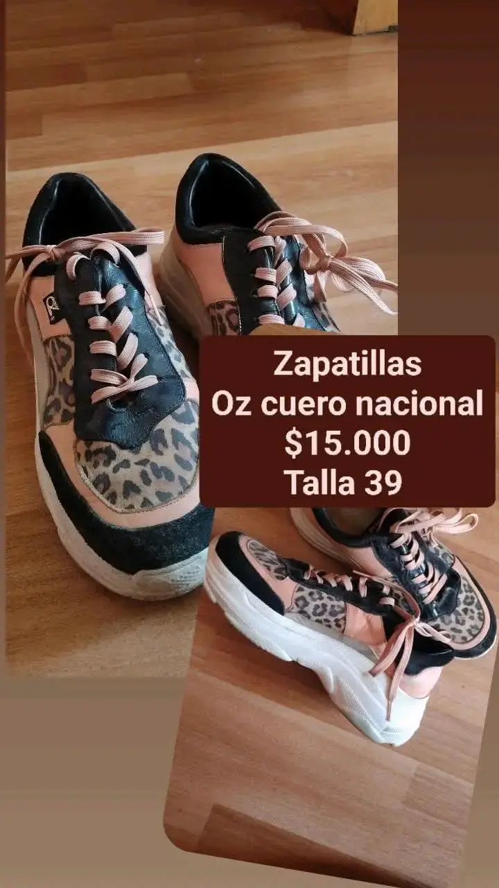 Zapatillas Oz de cuero nacional
