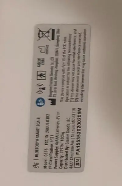 Balanza Digital Bluetooth Weight Gurus - miniatura 2
