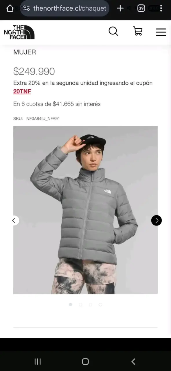 Chaqueta The North Face Mujer verde musgo - 1
