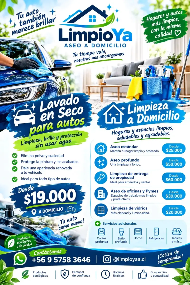 Servicio de limpieza a domicilio LimpioYa - 2