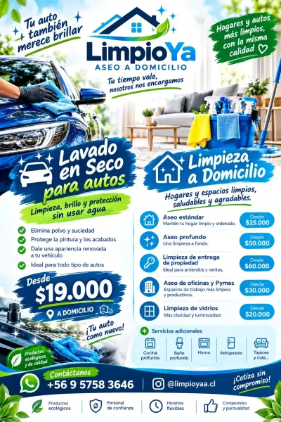 Servicio de limpieza a domicilio LimpioYa - miniatura 2