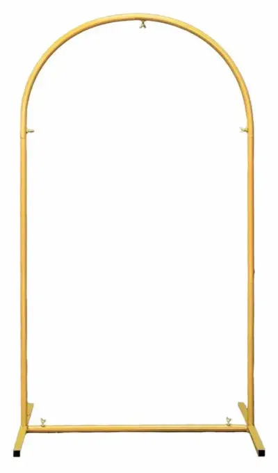 Arco Decorativo de Metal Dorado para Eventos - miniatura 2