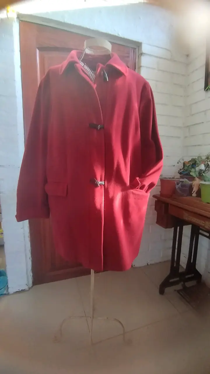 Abrigo de invierno azul para mujer - 5