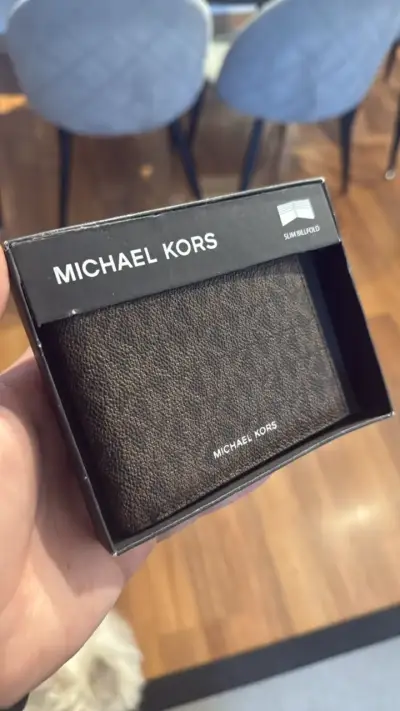 Billetera Michael Kors Slim Billfold de cuero - miniatura 1