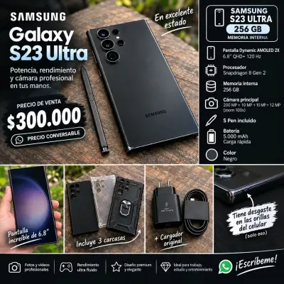 Samsung Galaxy S23 Ultra 256GB en excelente estado - miniatura 4