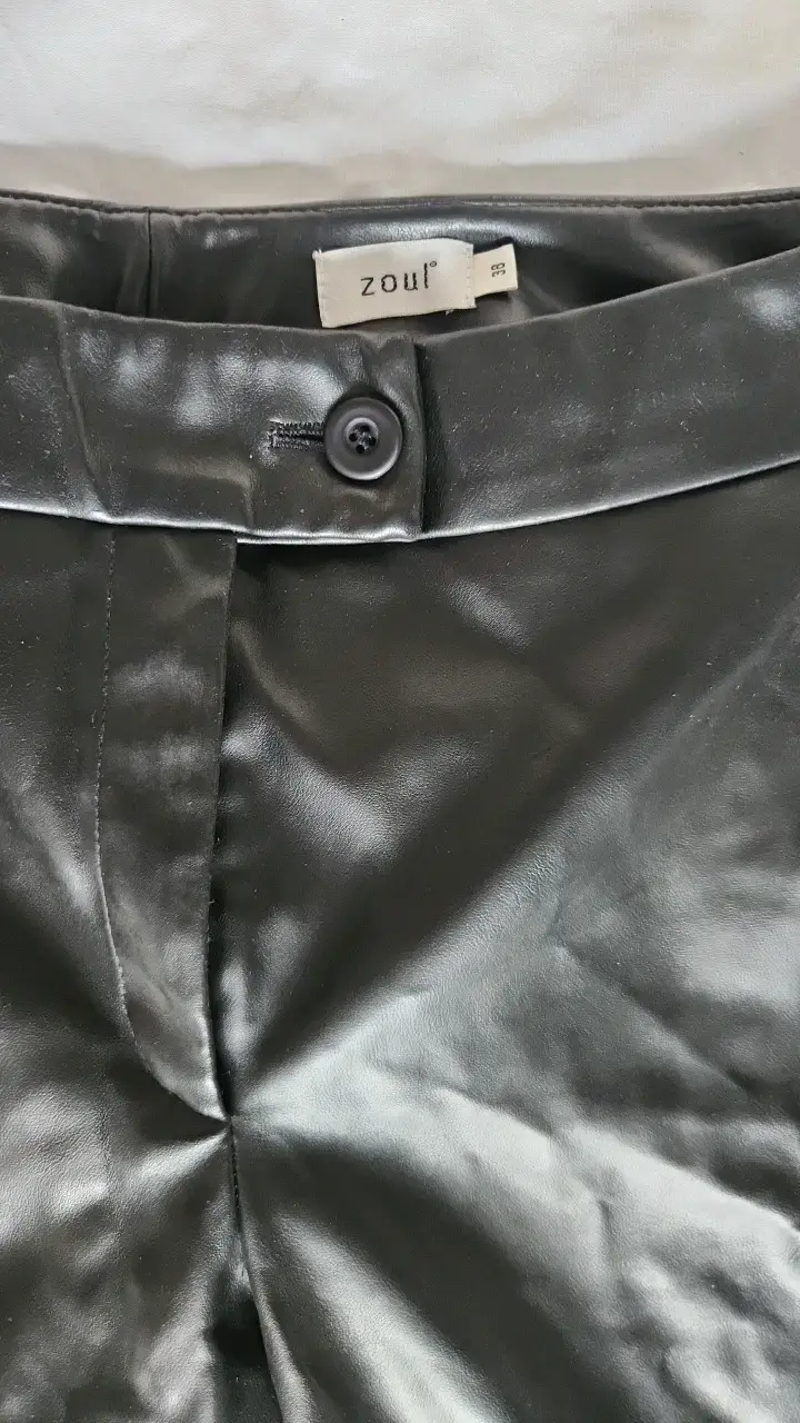 Pantalones de cuero sintético negros Zoul - 2