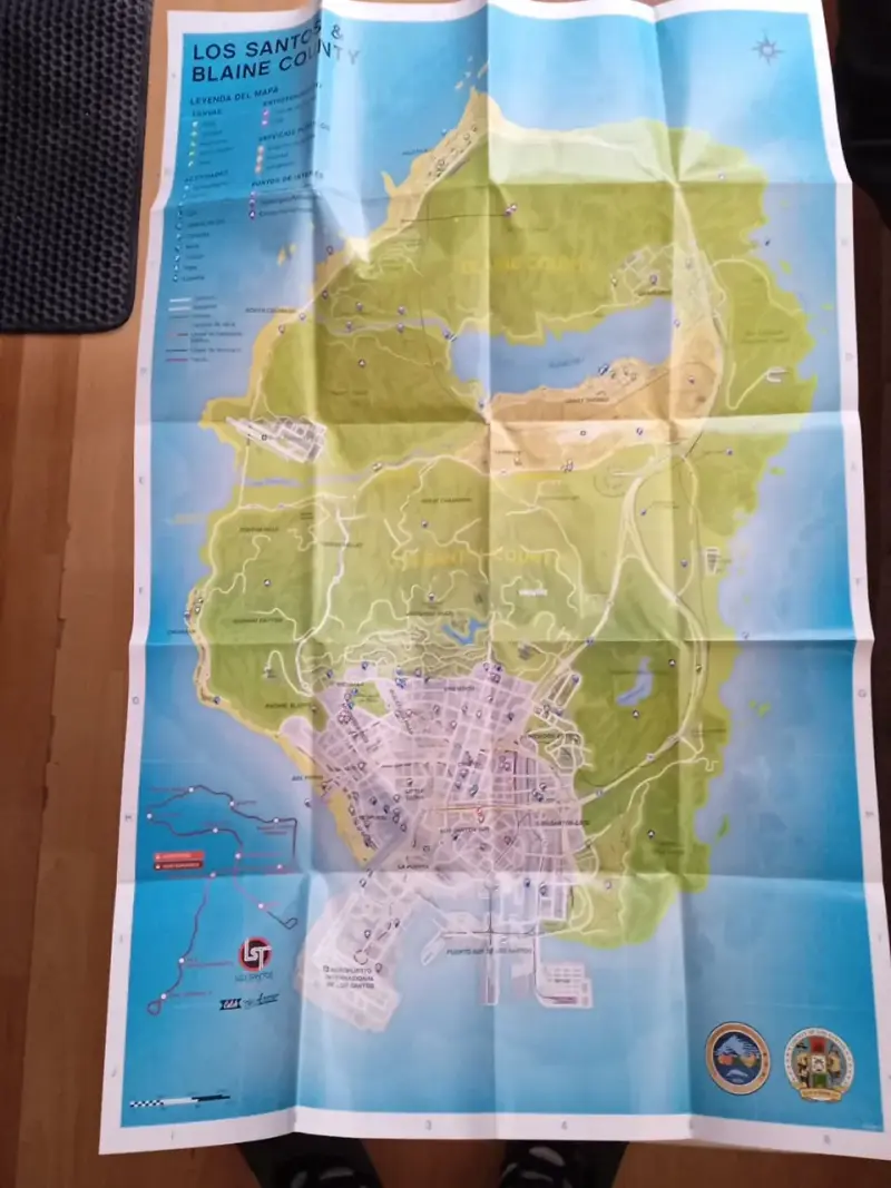 Juego PS3 GTA V Edición Especial Steelcase + mapa - 2