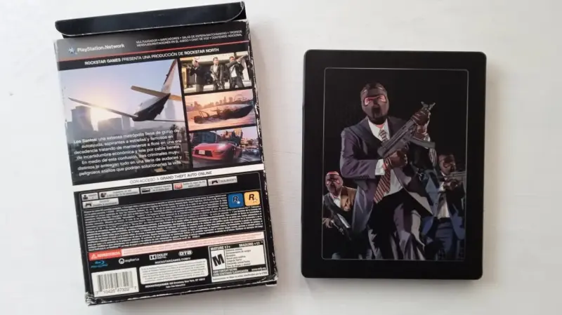 Juego PS3 GTA V Edición Especial Steelcase + mapa - 6