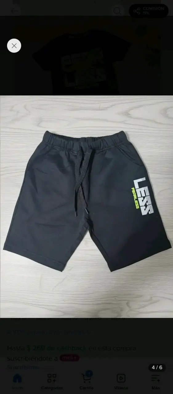 Conjunto de niño con dinosaurio y shorts - 3