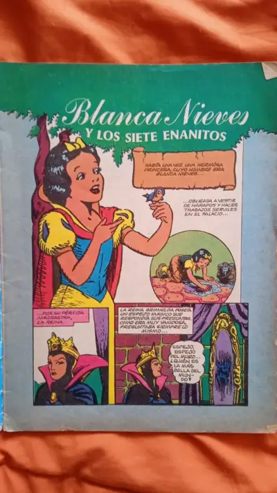 Cómic Blanca Nieves y los 7  Enanitos 1987 Disney - miniatura 2