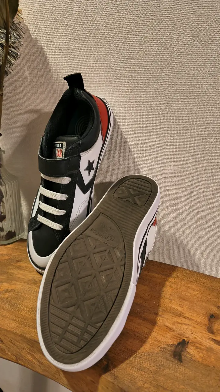 Zapatillas Converse Star Player negras y blancas - 3