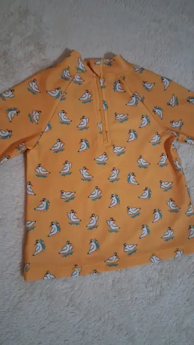 Conjunto de natación infantil con estampado de patos - miniatura 2