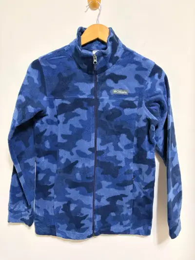 Chaqueta polar azul camuflaje Columbia niño - miniatura 1