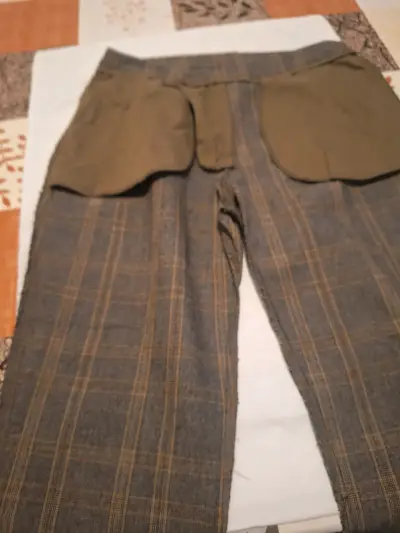 Pantalones de lana a cuadros Zara para hombre - miniatura 3