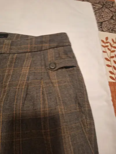Pantalones de lana a cuadros Zara para hombre - miniatura 6