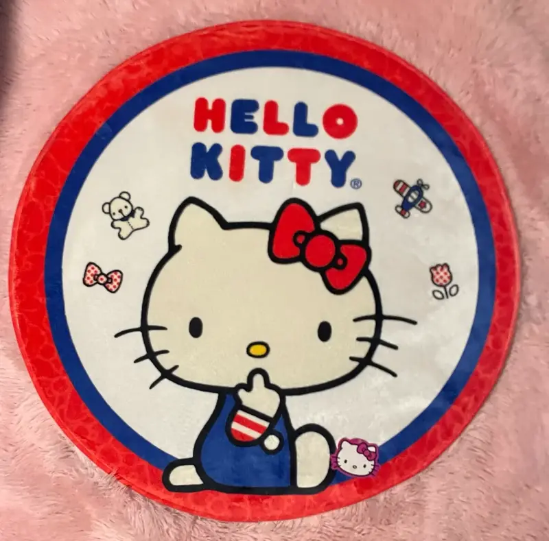 Alfombra redonda infantil Hello Kitty - 4