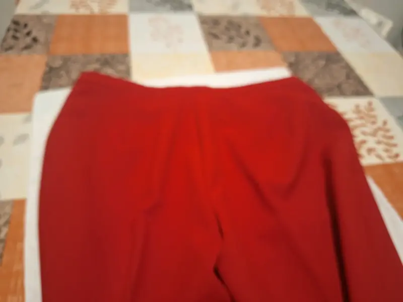 Falda lápiz roja elegante para mujer - 5