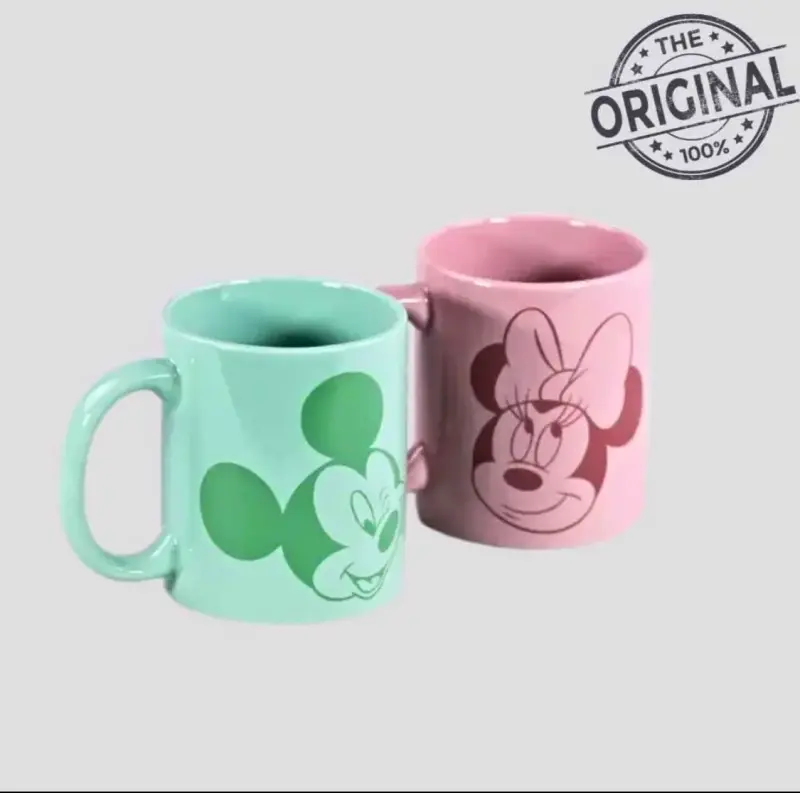 Set de Tazas Disney Mickey y Minnie - 2