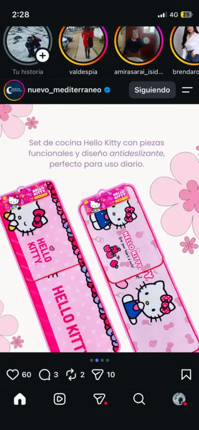 Set de cocina antideslizante Hello Kitty - miniatura 1