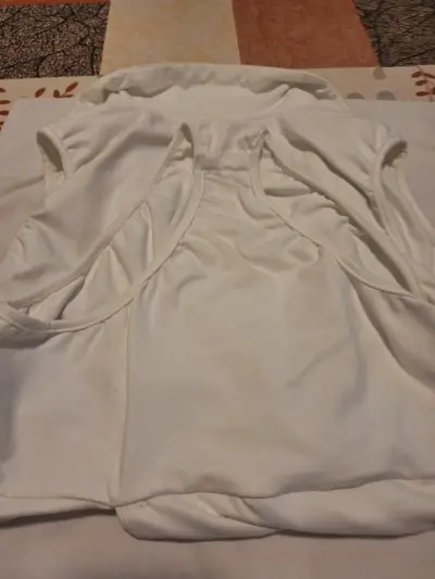 Body blanco sin mangas para mujer - miniatura 1