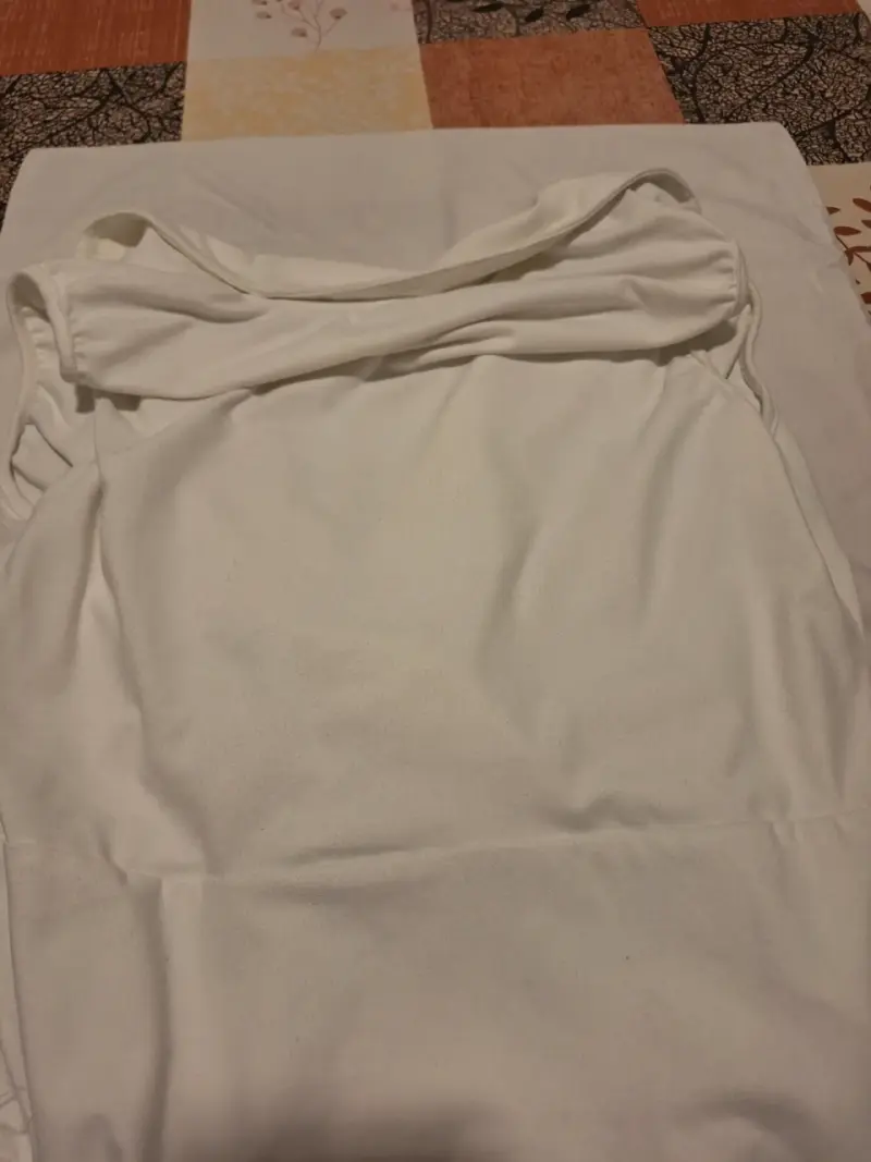 Body blanco sin mangas para mujer - 4