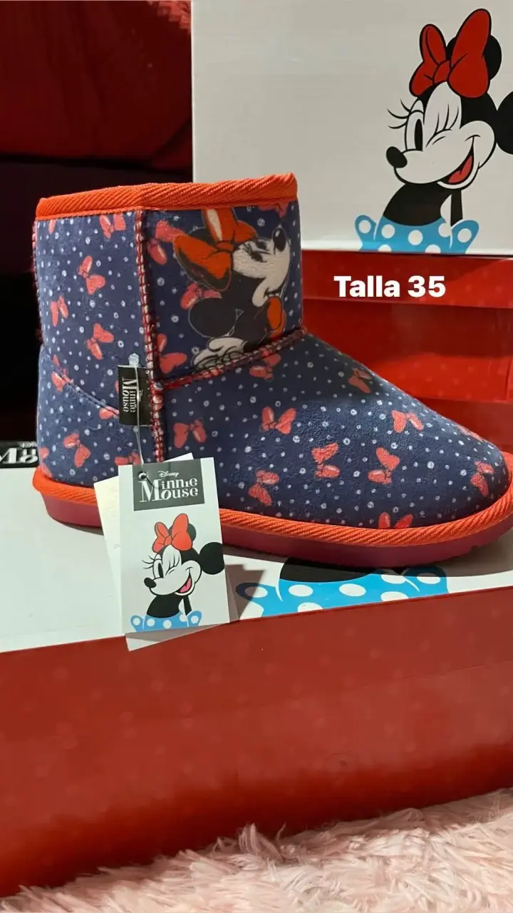 Botas Minnie Mouse para niñas, varios colores