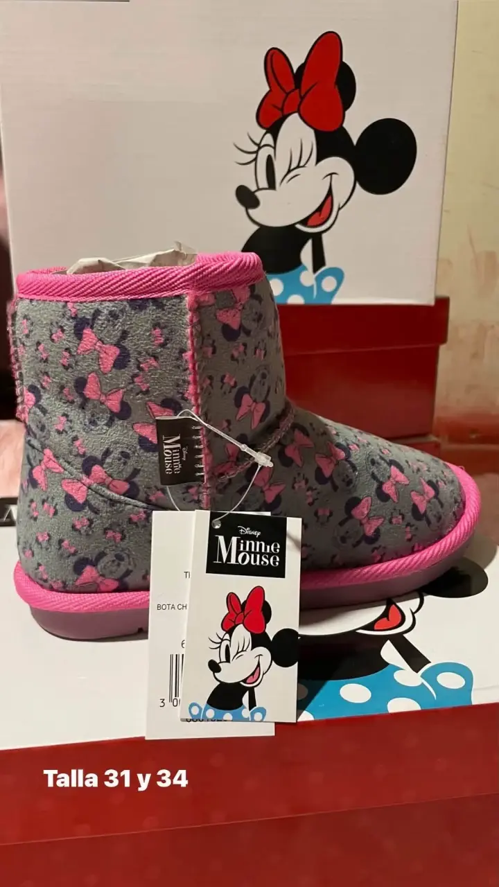 Botas Minnie Mouse para niñas, varios colores - 3