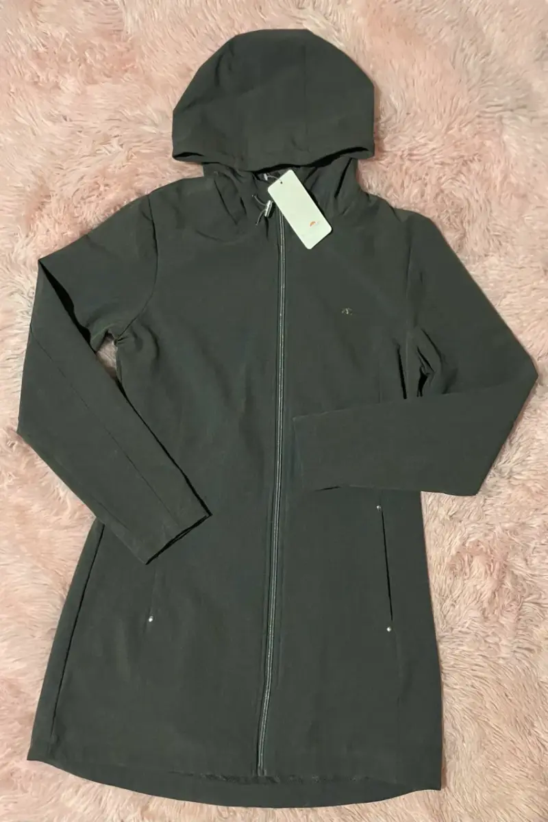 Abrigo largo gris con capucha Ellesse - 2