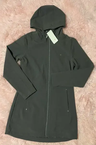 Abrigo largo gris con capucha Ellesse - miniatura 2