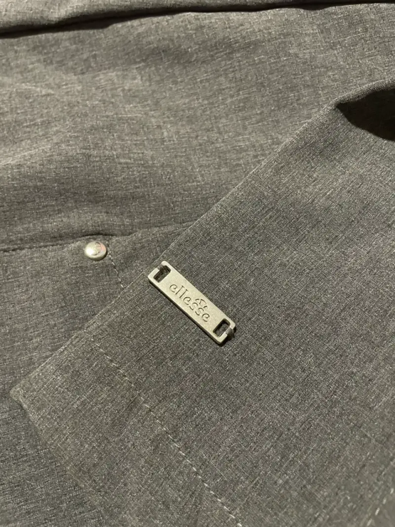 Abrigo largo gris con capucha Ellesse - 3
