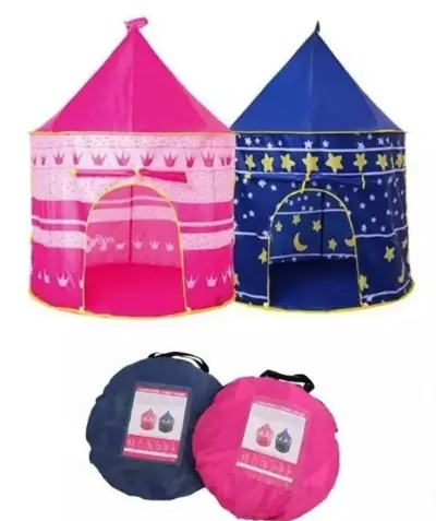Carpa Infantil de Juego Rosa y Azul - miniatura 1