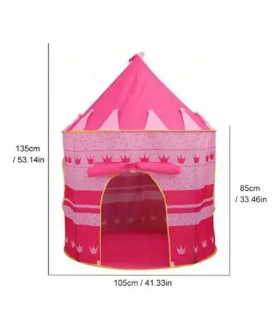 Carpa Infantil de Juego Rosa y Azul - miniatura 2