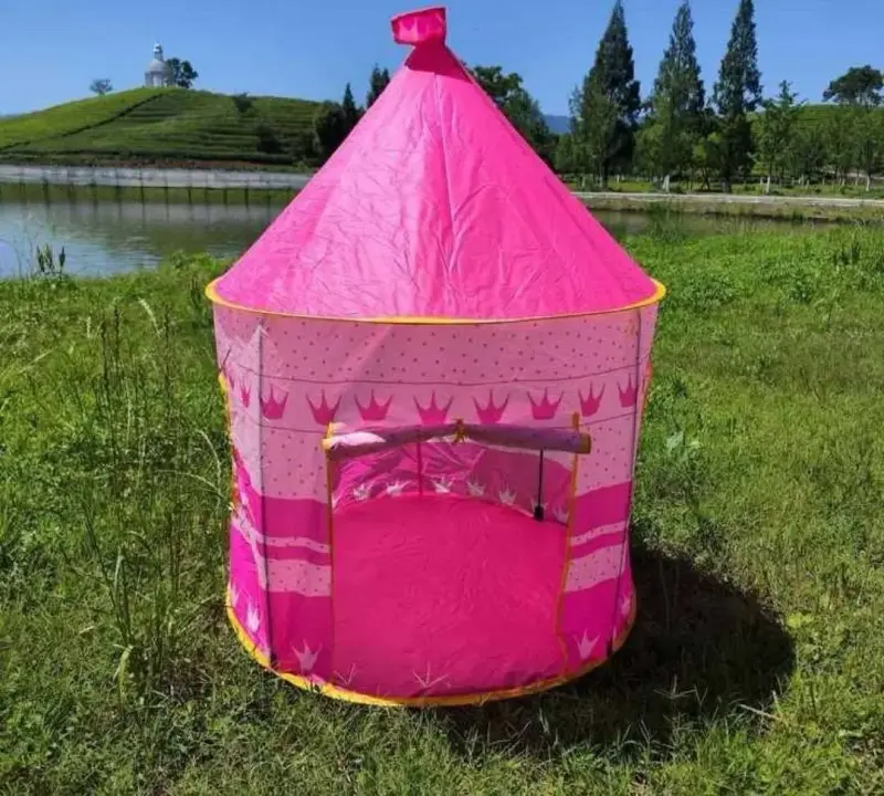 Carpa Infantil de Juego Rosa y Azul - 3