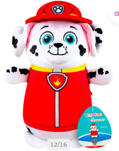 Peluches Paw Patrol HugMees Skye, Marshall y Rubble - miniatura 4