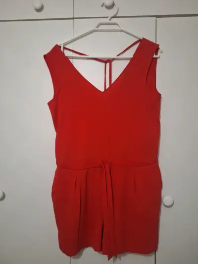 Enterito rojo Zara Basic para mujer - miniatura 3