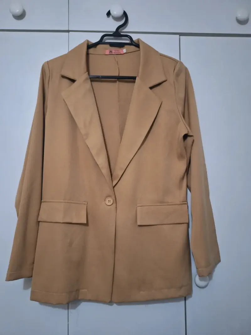 Blazer beige para mujer Magic Fashion - 1