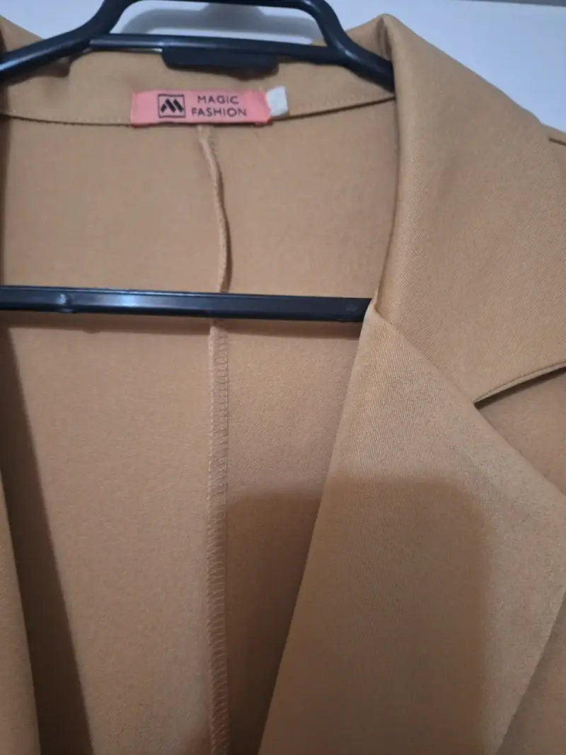 Blazer beige para mujer Magic Fashion - 3