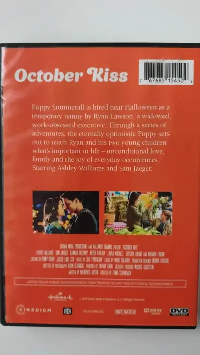 Película en DVD October Kiss Hallmark - miniatura 2