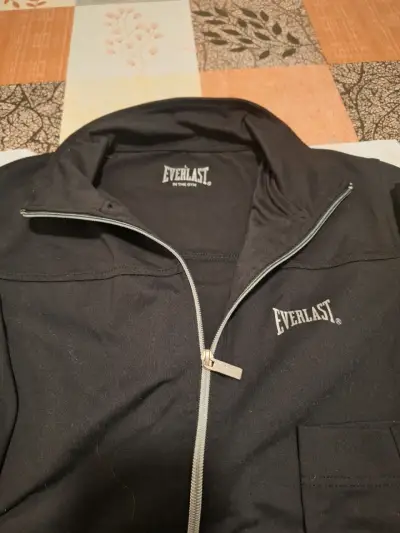 Chaqueta deportiva negra Everlast con cierre - miniatura 1