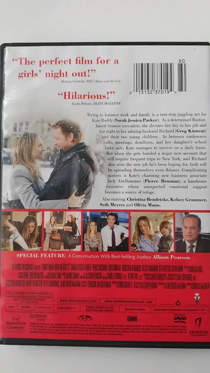 DVD I Don't Know How She Does It - Comedia Romántica - 2