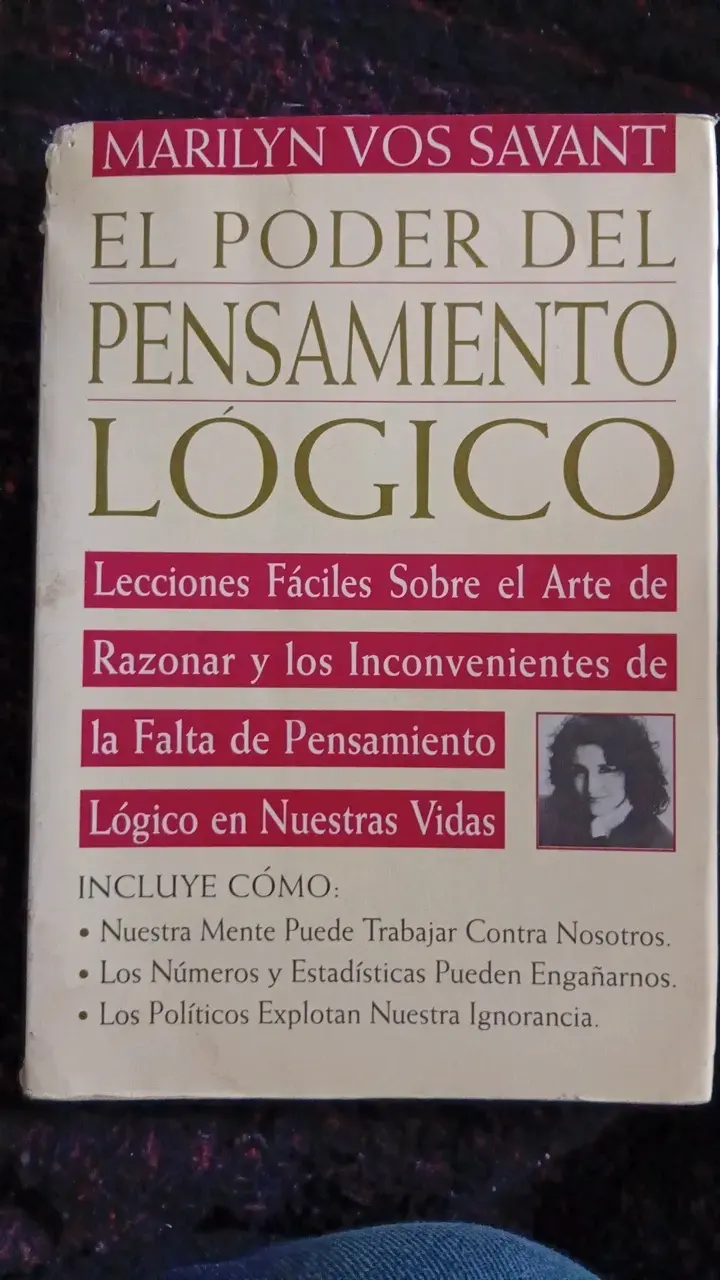 Libro El Poder del Pensamiento Lógico de Marilyn Vos Savant - 1