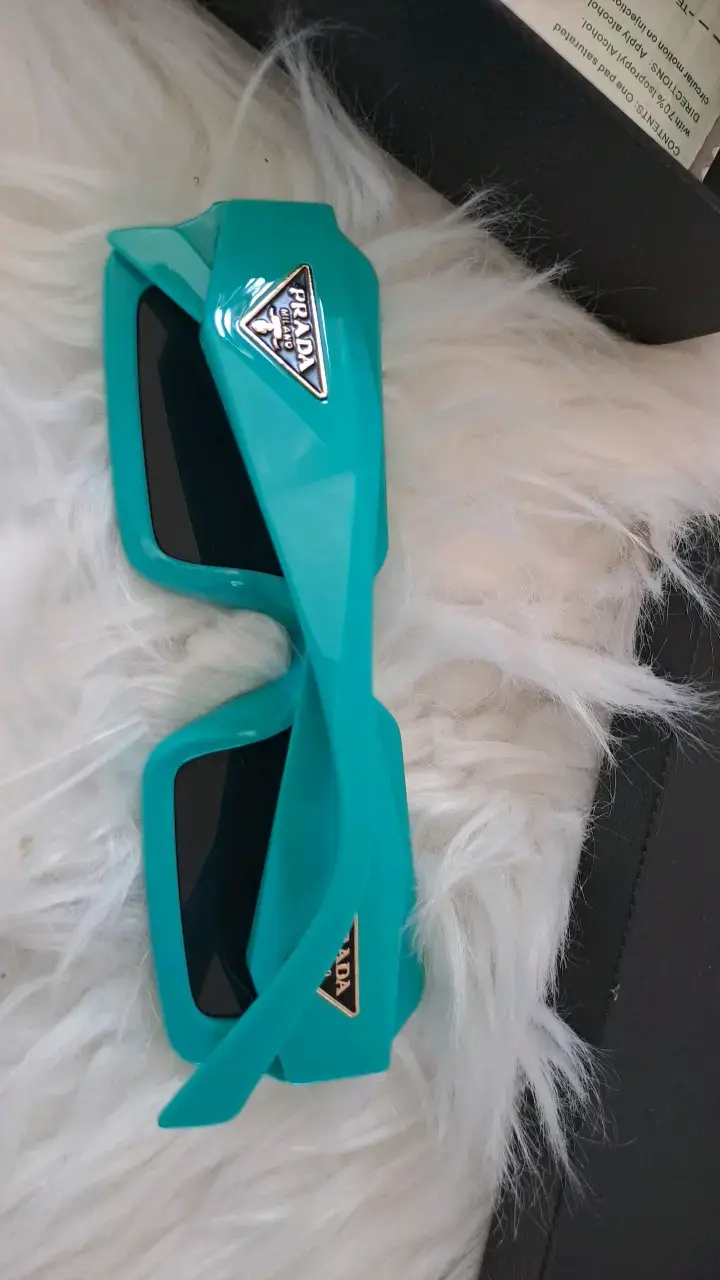 Gafas de Sol Prada Cuadradas Turquesa - 4