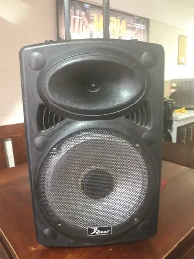 Parlante portátil con woofer y tweeter - miniatura 1