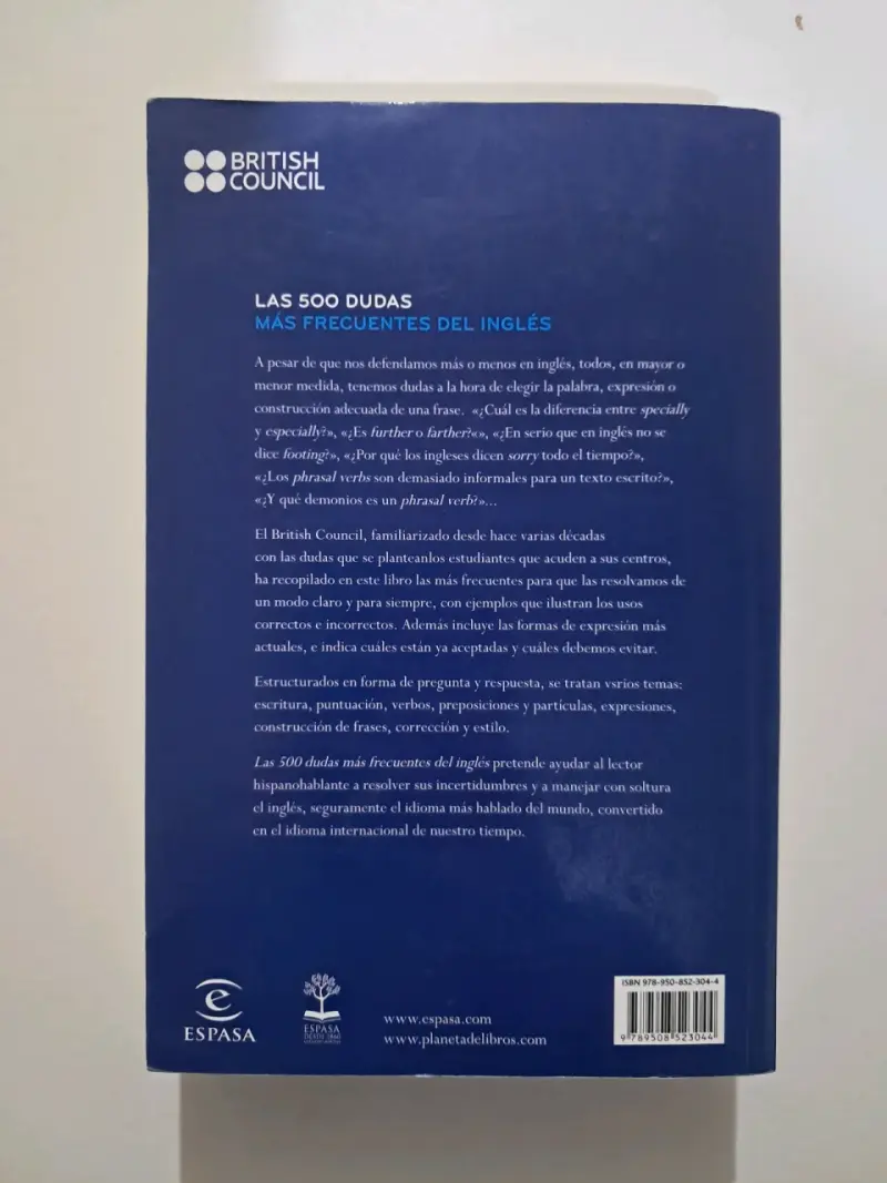 Libro Las 500 Dudas Más Frecuentes del Inglés - 2